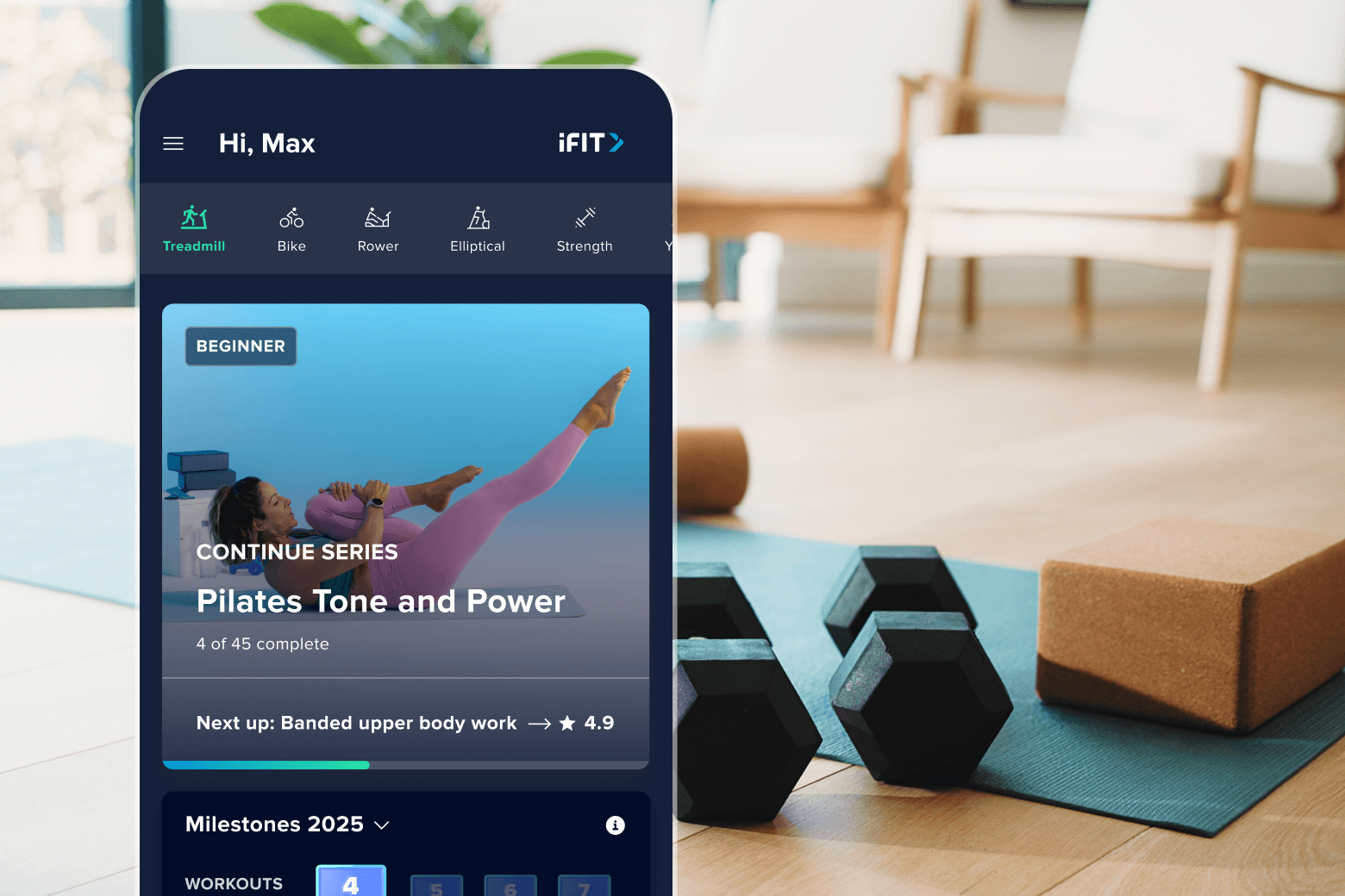 Download the
iFIT App today